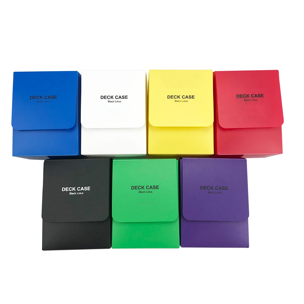 Scatola Portaoggetti Protable Black Lotus Da 2 Pezzi, 1 Set Scatola Per Mazzo Di Carte Mtg, Custodia Per Carte Collezionabili Tcg Per Magic/Pkm/Yugioh