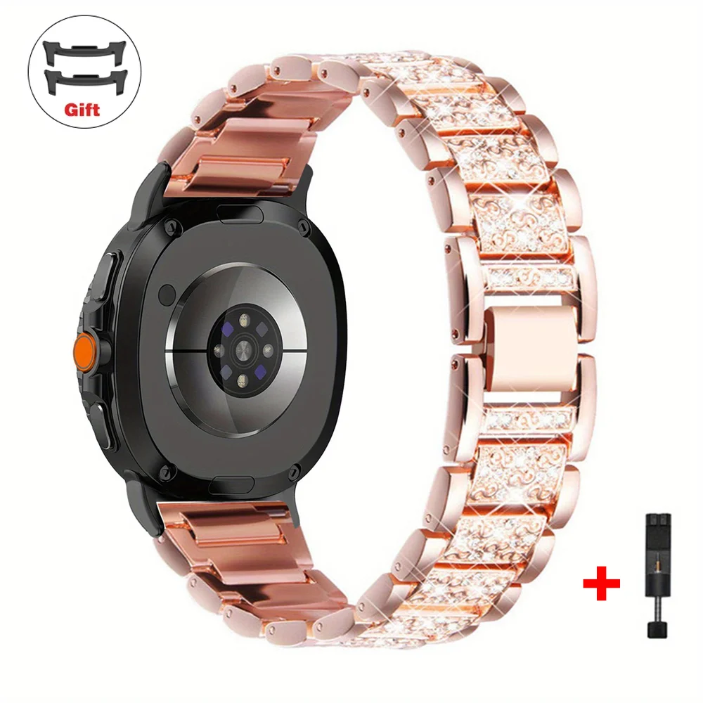 Diamond Bling Stainless Steel Bracelet