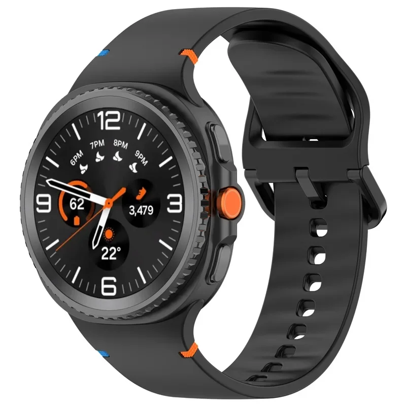 Enhanced Silicone Strap - Quick Breathable Wristband for Smartwatches, 44mm-40mm