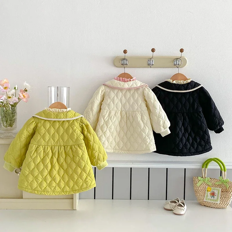 Winter Children Thick Warm Clothes Toddler Baby Girl Jacket Thicken Warm Cardigan Coat Newborn Baby Girls Thick Coat