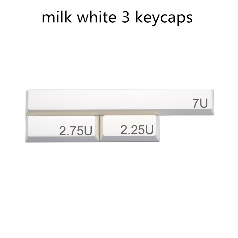 Cereja Perfil Split Space Bar 1.75u 2u 2.25u 2.75u 3u 7u Barra de Espaço Keycaps para Alice Hhkb Pbt Corante Subbed r1 Altura Key Caps