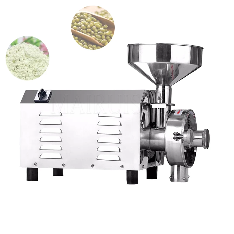 

Electric Grain Grinder 50KG 2200W Commercial Grinding Machine for Dry Grain Soybean Corn Spice Herb Coffee Bean Wheat Rice