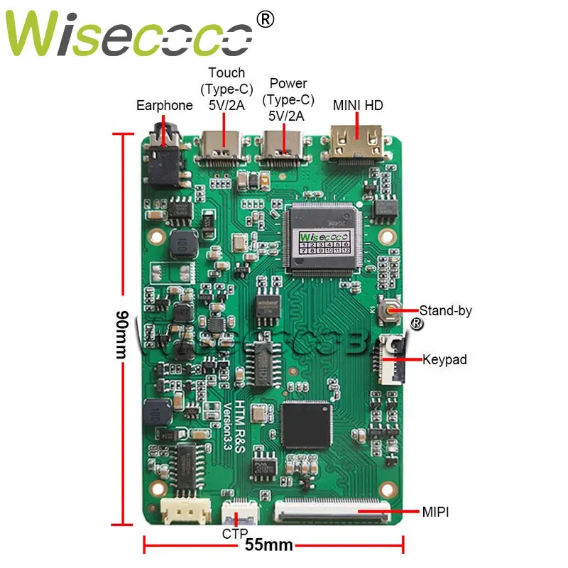 polegada toque display lcd paisagem padrão android caixa de tv gaming box windows portátil raspberry pi exibição