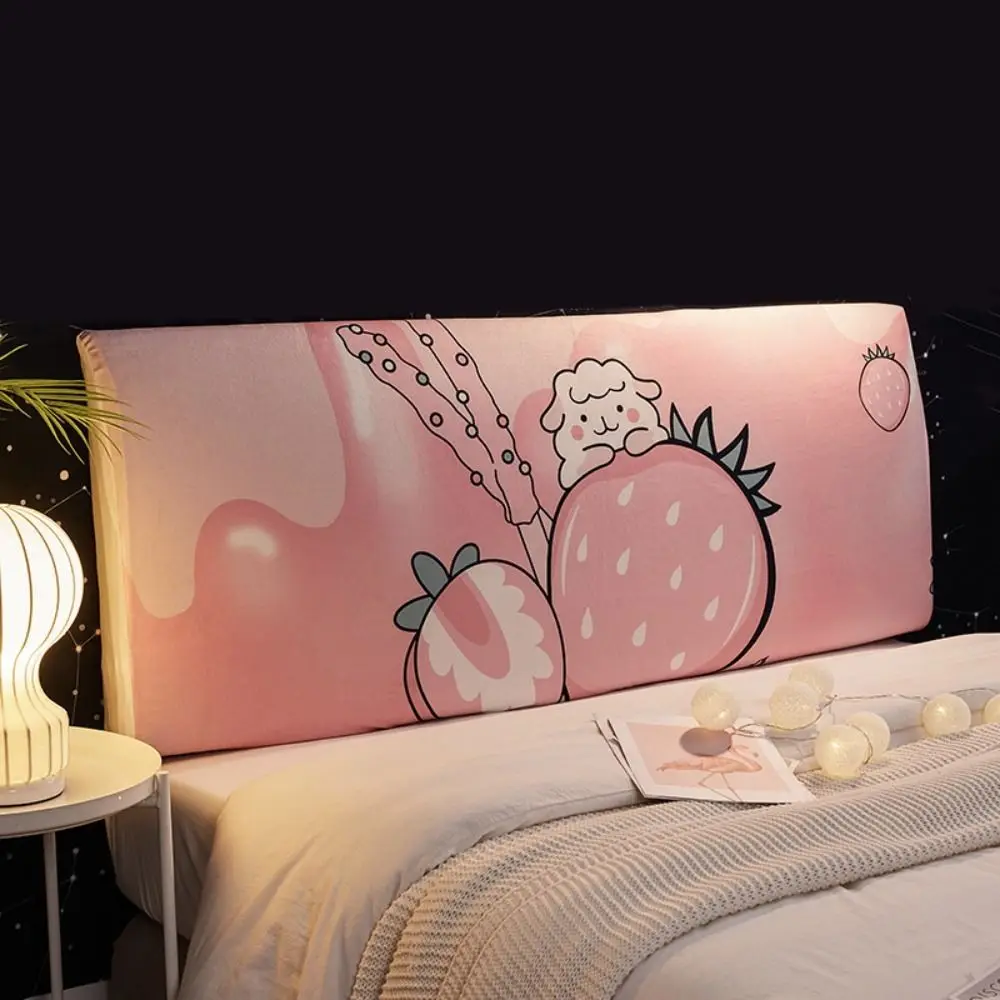 Modern Style Cartoon Bed Head Cover All-inclusive Anti-dust Headboard Cover Soft Nordic Protective Home Room Decor