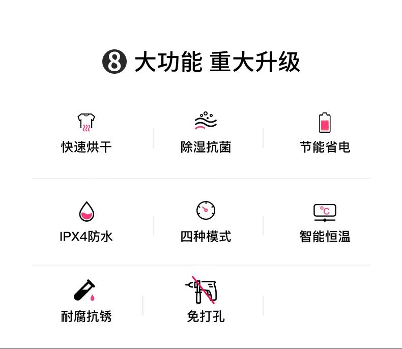 Description Picture 4 of itemBathroom Electric Bath Towel Warmer Heating Towel Shelf Rack Towel Dryer shelf heated Electric towel rack