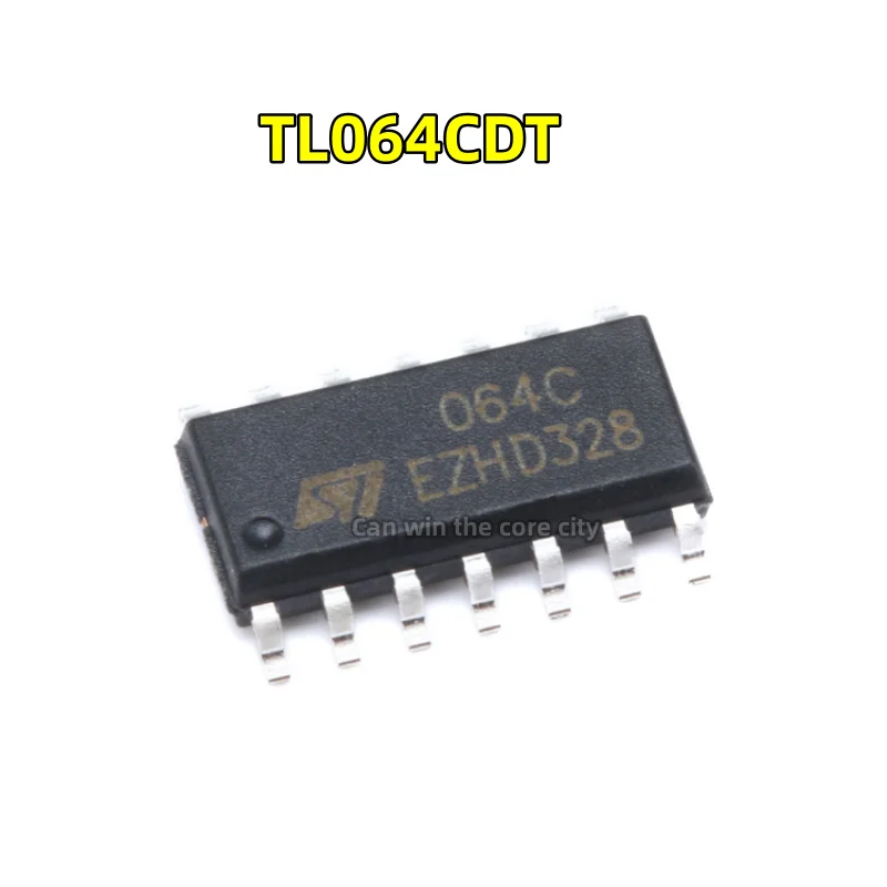 

10 pieces Brand new patch TL064CDT 064C SOIC-14 JFET input four-way operational amplifier IC chip