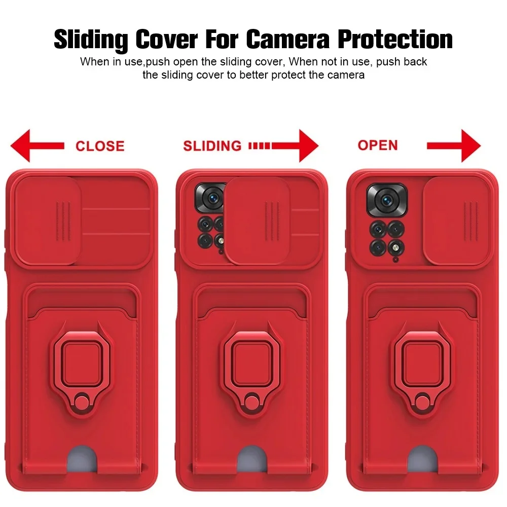 Shockproof Card Slots Phone Case with Premium Cover Design