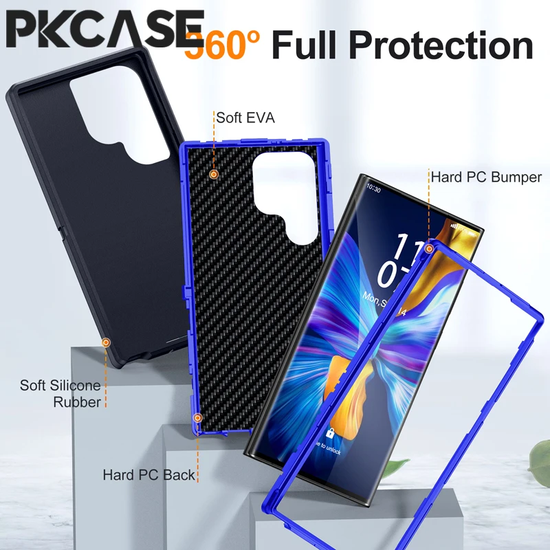 PKCASE Armor Shockproof Phone Case - Durable Protective Cover