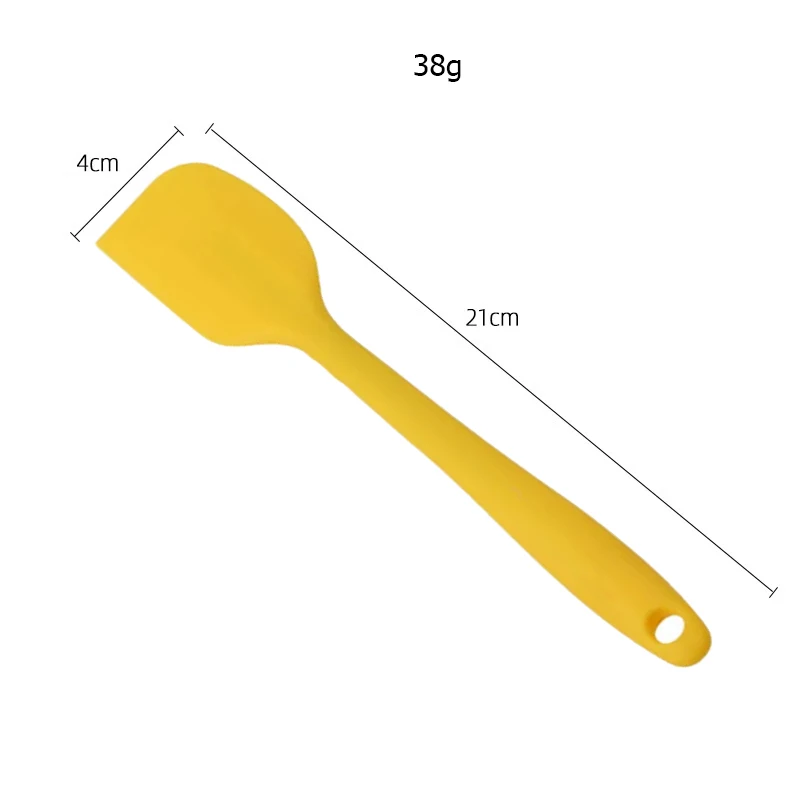 Heat Resistant Silicone Scraper Silicone Spatula for Cooking Baking Stirring Food Grade Kitchen Scraper Cake Decorating Tools