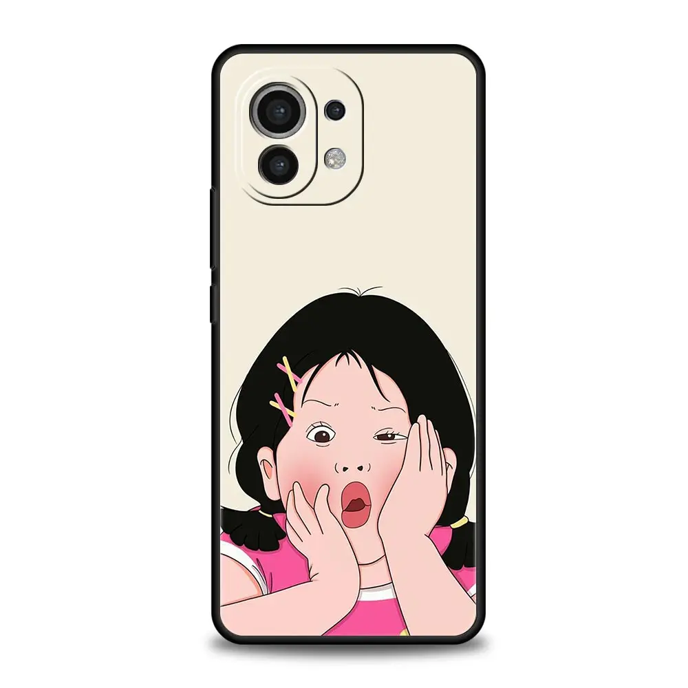 Cartoon Couple Soft TPU Phone Case - Fun & Stylish Design