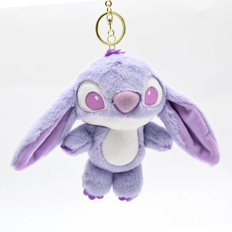 Lilo & Stitch Keychain Kawaii Cartoon Figure Stitch Angel Si - Inspire  Uplift