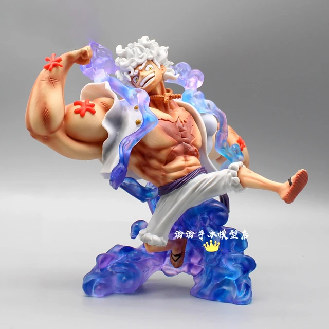 Anime One Piece Luffy Gear 5 Action Figure Statue