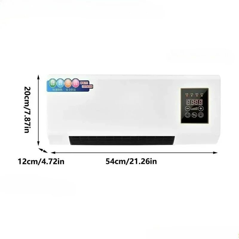 All in One Portable Air Conditioner Heater 2000W Wall Mount Cooling Heating Unit for RV Camping Apartment High-quality