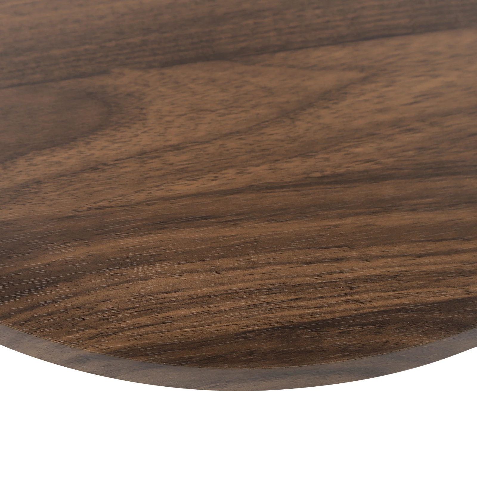 50 cm + 40 cm runder Beistelltisch mit Holzmaserung, Schreibtisch-Couchtisch, 2-stöckige Aufbewahrungsregale, Sofatisch für Wohnzimmer und kleine Räume – Detail 9