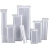100pcs Long Strip Self Sealing Bag PE Transparent Waterproof Moisture-proof Sealing Sack Thick Plastic Sealed Packaging Bags 5