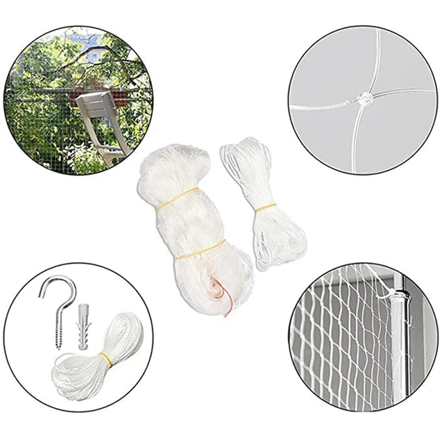 Cat Safety Protection Fence Pet Anti-Fall Netting Fence Cat Dog Nylon Protective Transparent Mesh Nylon Balcony Protective Fence 2
