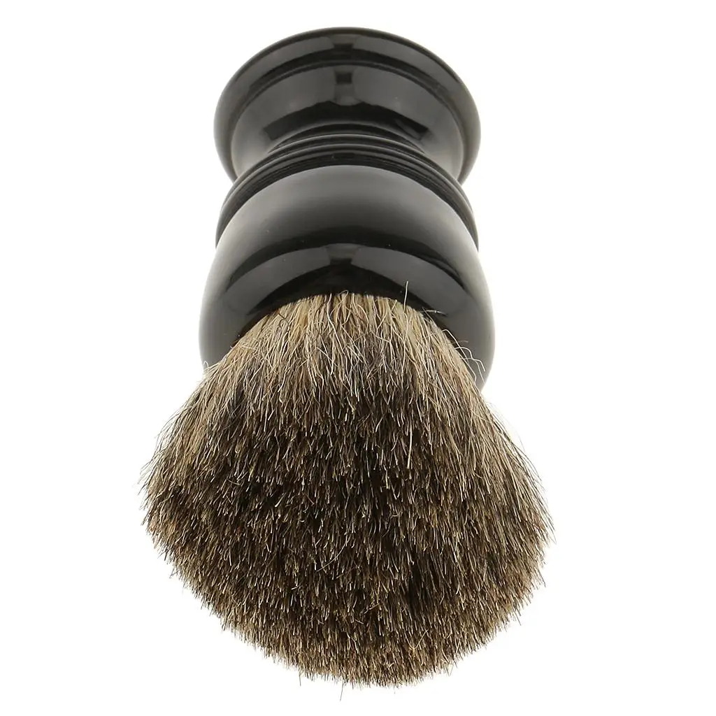 Luxury Pure Badger Hair Shaving Brush Salon Shave Tool Resin Handle