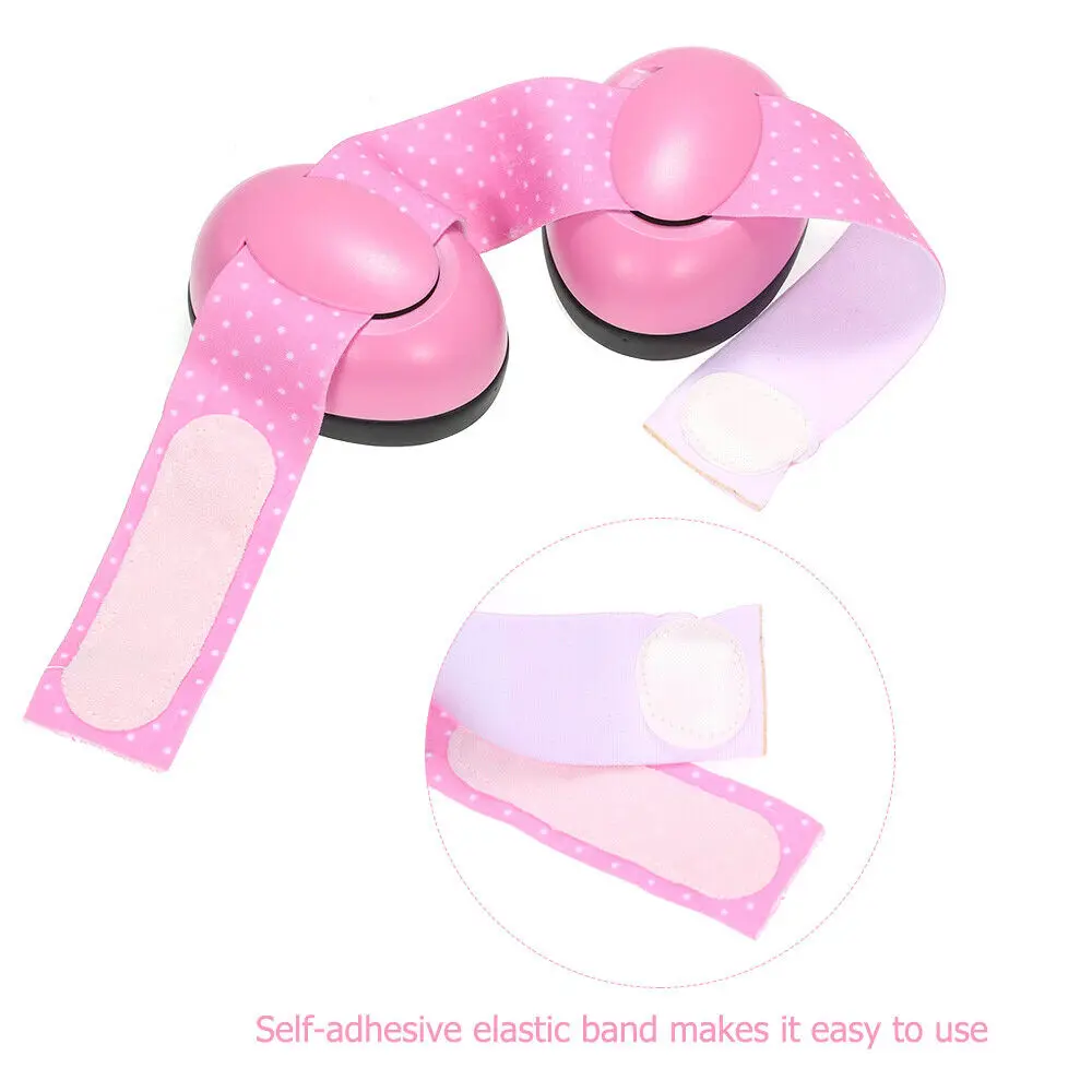 Infant Ear Muffs Noise Cancelling Soft Padded Design Baby Hearing Protection Headphones Elastic Headband