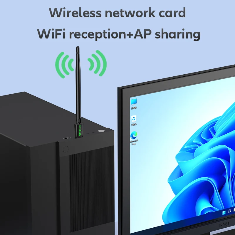 WiFi 6 USB 어댑터 900Mbps 블루투스 5.4 AX900 USB 동글 무선 네트워크 카드 듀얼 밴드 2.4G 5G 이더넷 수신기 무료 드라이버