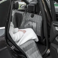 Dog Car Seat Cover Waterproof Pet Dog Carriers Travel Mat Hammock For Small Medium Large Dogs Car Rear Back Seat Safety Pad 3