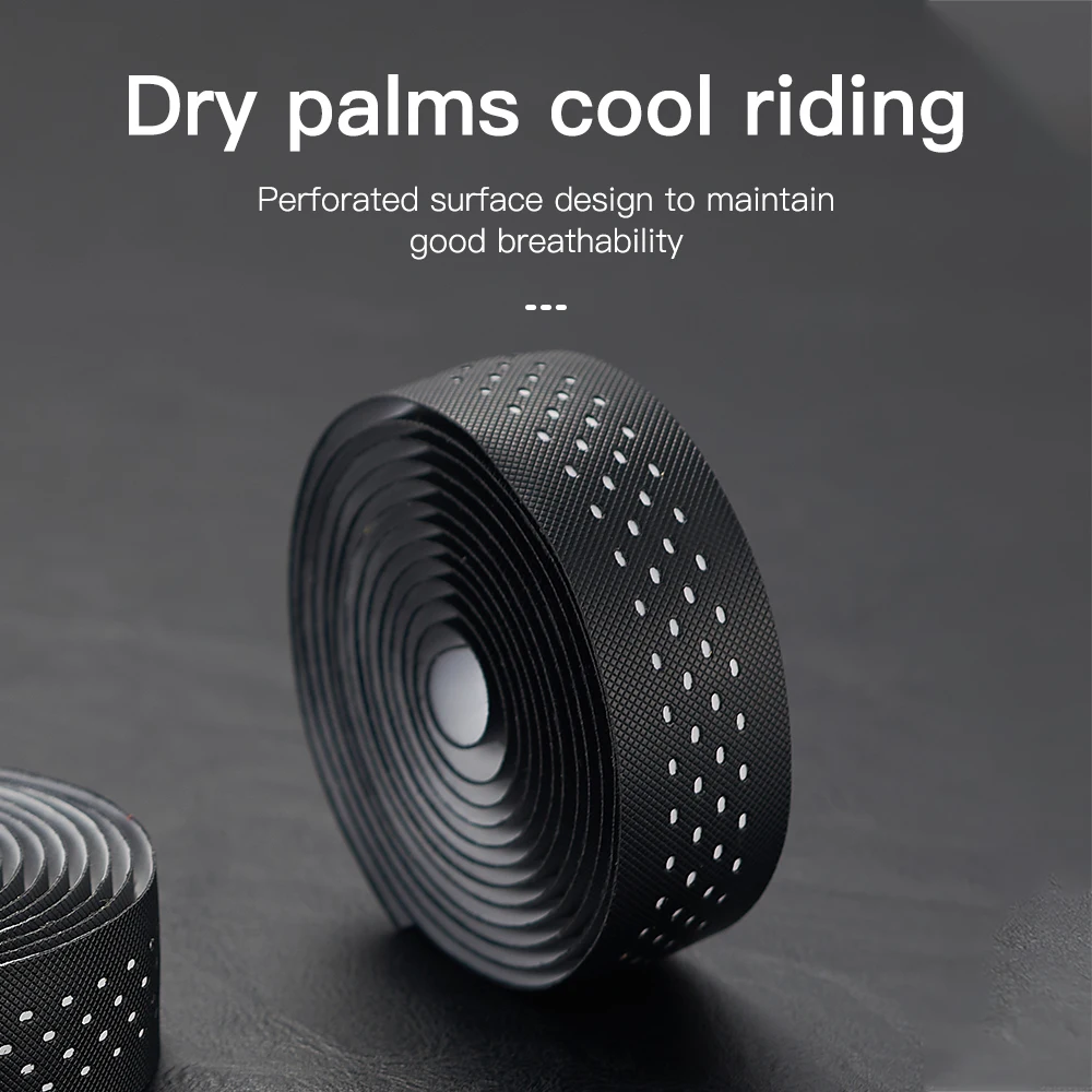 MOTSUV Road Bike Handlebar Tape Bike Accessories 1 Pair Cycling Soft PU EVA Anti-Slip Bicycle Bar Tape Bycicle Accessories