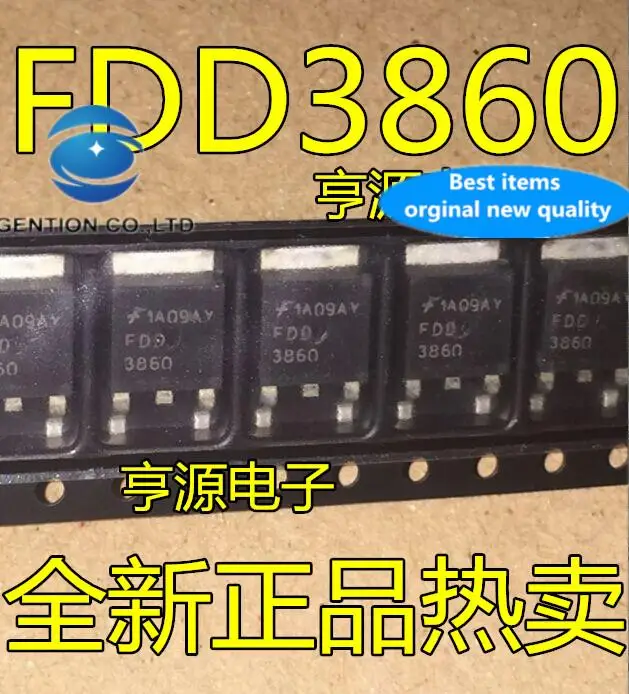 

10pcs 100% orginal new in stock FDD3860 SMD TO-252 MOS tube field effect tube