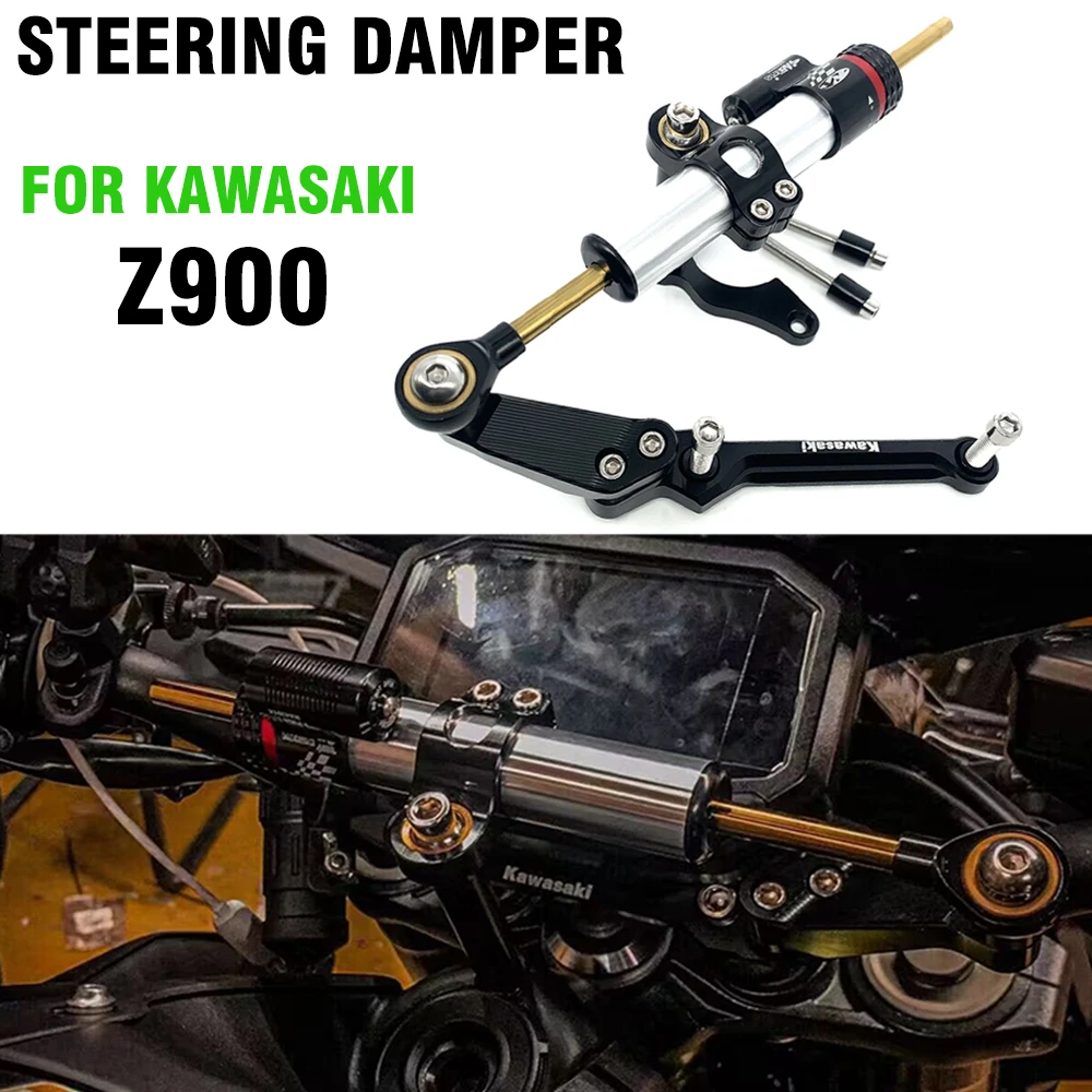 For Kawasaki Z900 Adjustable Steering Damper Stabilizer Bracket Holder