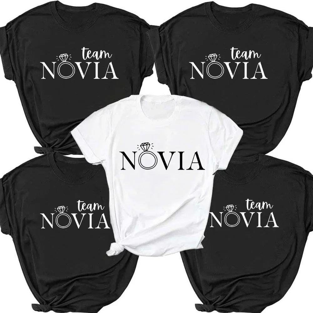 

Женская футболка с птичьим принтом, рубашка для команды невесты, Женская футболка для свадьбы, невесты, подружки невесты, яркая хлопковая футболка, футболка большого размера