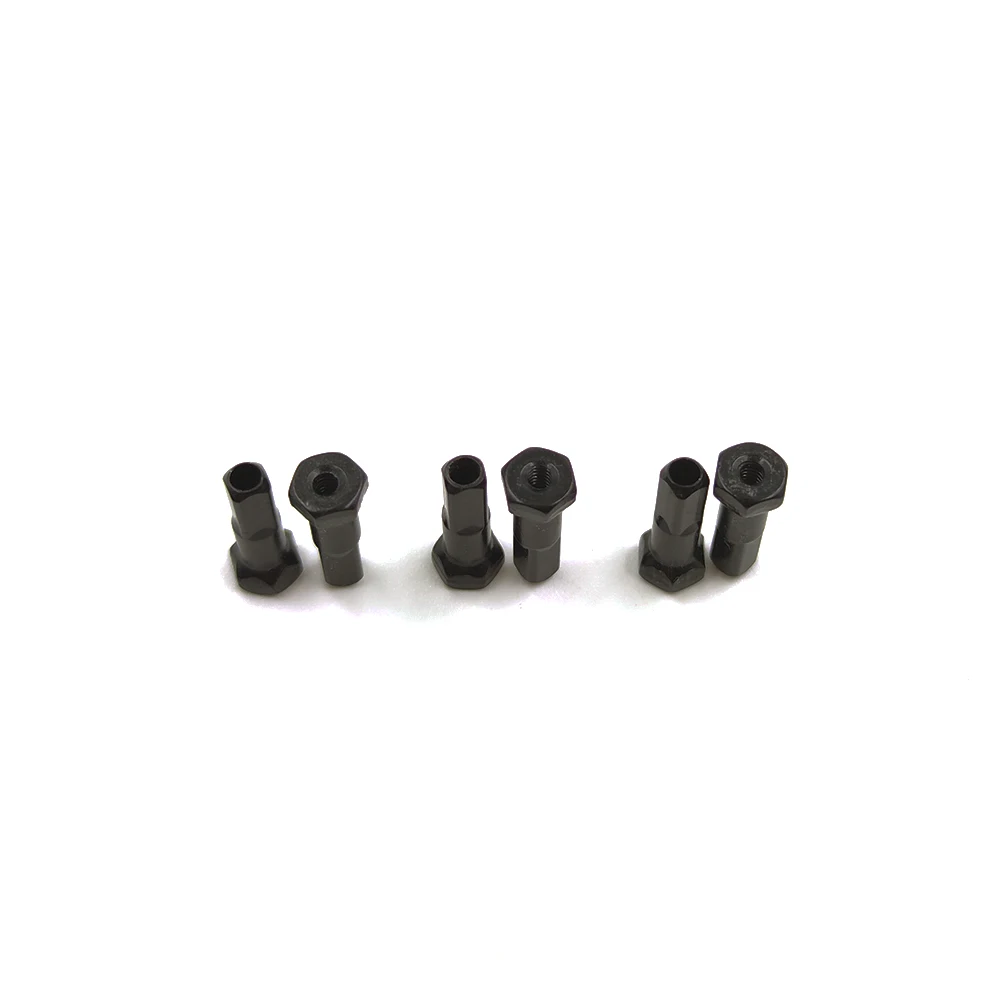 Ultralight Pillar PT734H Hexagon Spoke Nipples 14G Gauge 14mm Black Aluminum Alloy Weight 0.35g/PC MTB Road Bike Bicycle Parts