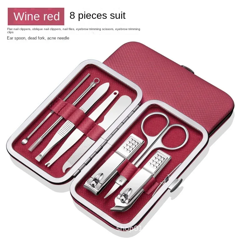 8-piece set red