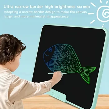 13-Inch Large LCD Writing Board One-Button Erase Drawing Pad Graffiti Painting Toy Educational Learning Electronic Writing Board 1