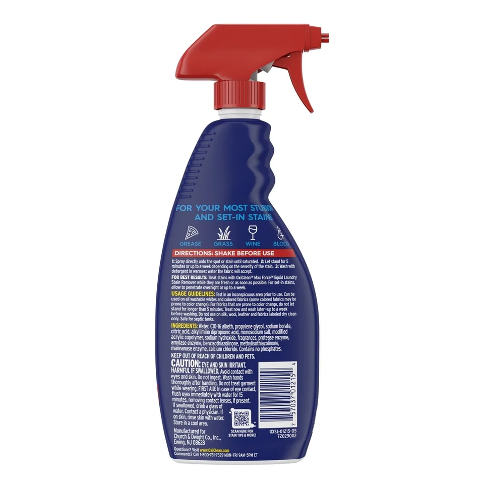 Max Force Laundry Stain Remover Spray 3 Pack