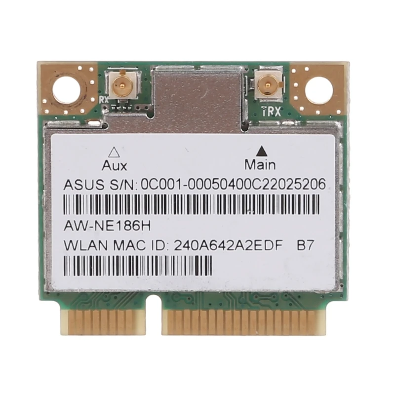 

Карта беспроводного адаптера для AzureWave AW-NE186H AW-NE195H AR9485 AR5B125 Half Mini Pcie 150 Мбит/с Wlan Wi-Fi-карта