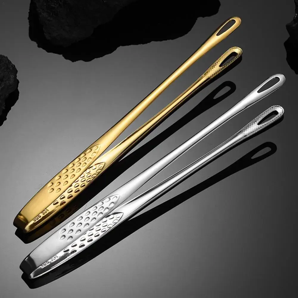 Food Tongs Stainless Steel Food Tongs Long Handle Non-Slip Barbecue Tongs Steak Kitchen Cooking Tools Kitchen Accessories Food Tong