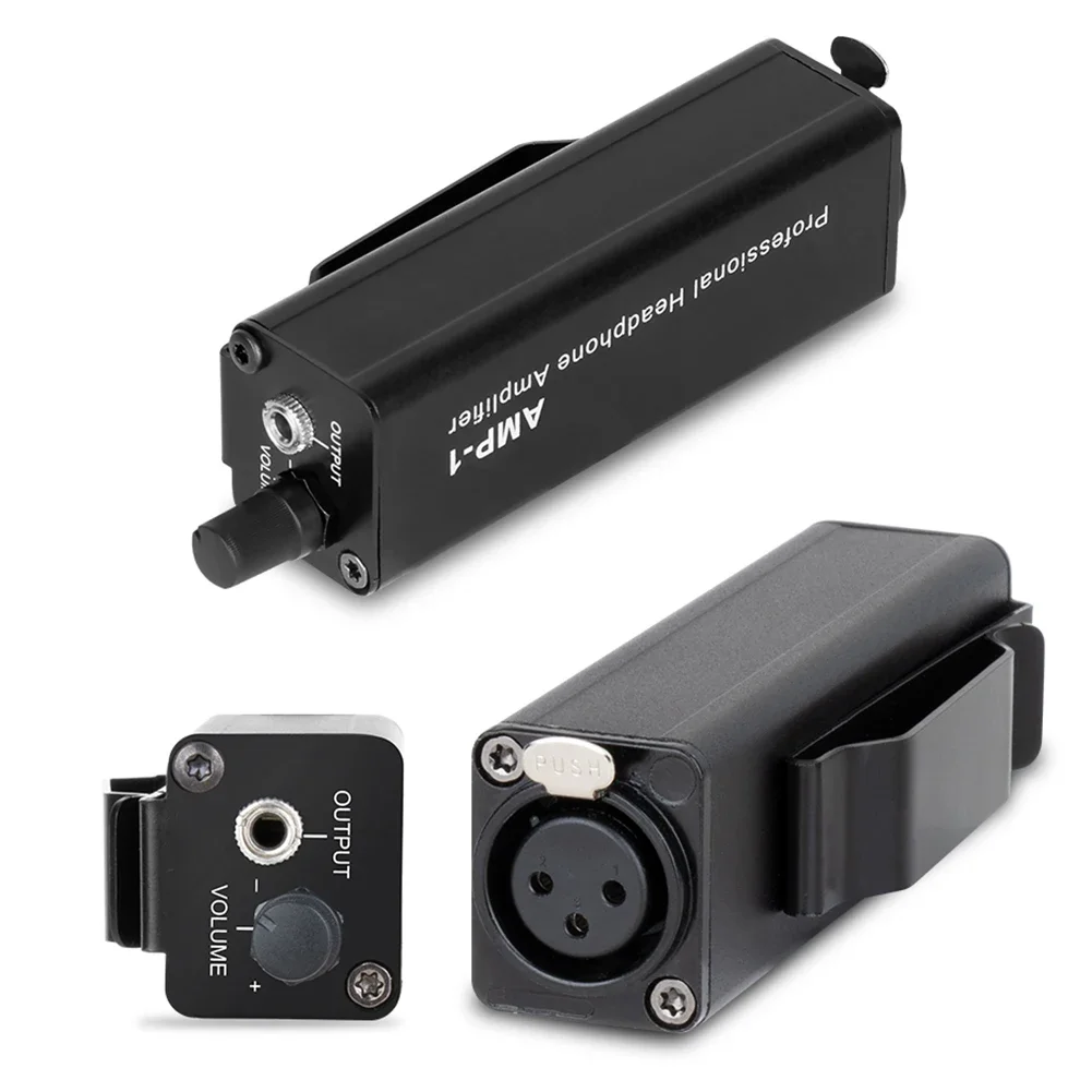 Headphone Amplifier Converter XLR To 3.5MM Audio Interface Passive Amplifier Aluminum Alloy Used In Stage Performance Studio