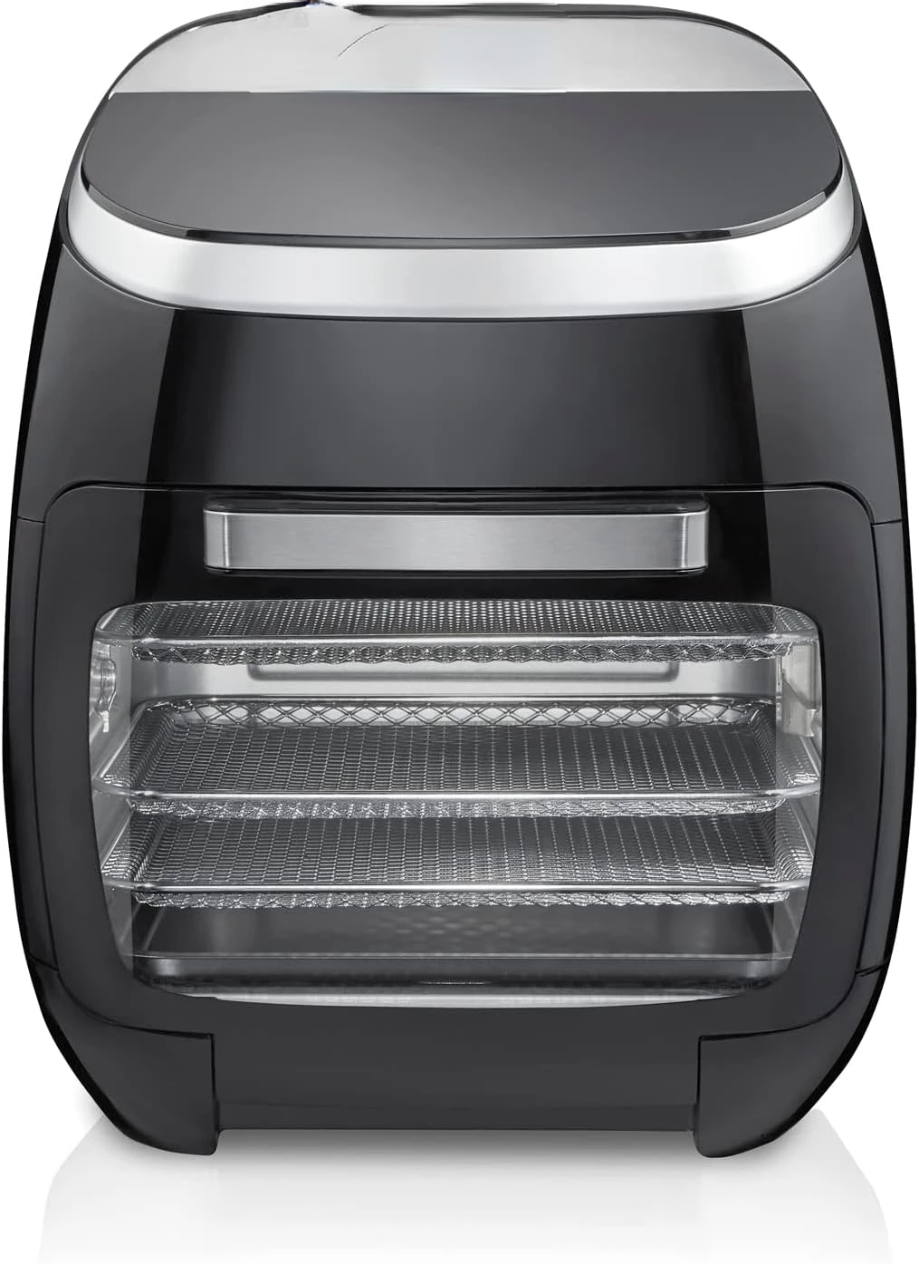 

QT Digital Air Fryer Oven with Rotisserie, 8 Pre-Set Functions including Dehydrator, Roaster & Toaster, 1700W, Black (35073) Hom