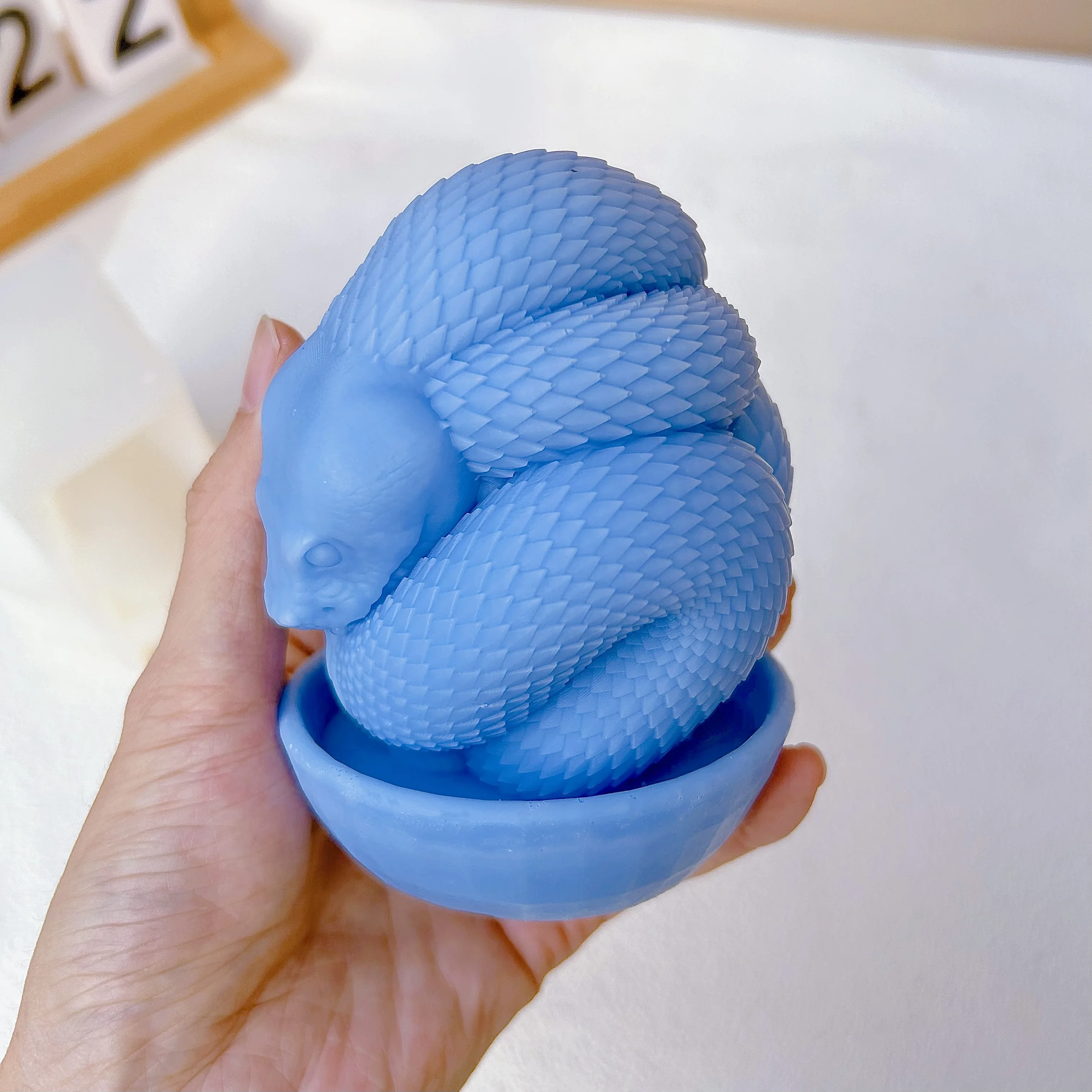 Large Python Silicone Candle Mold DIY Animal Snake Candle Mold For Home Decoration, Suitable For Candles, Resin, Soap, Concrete