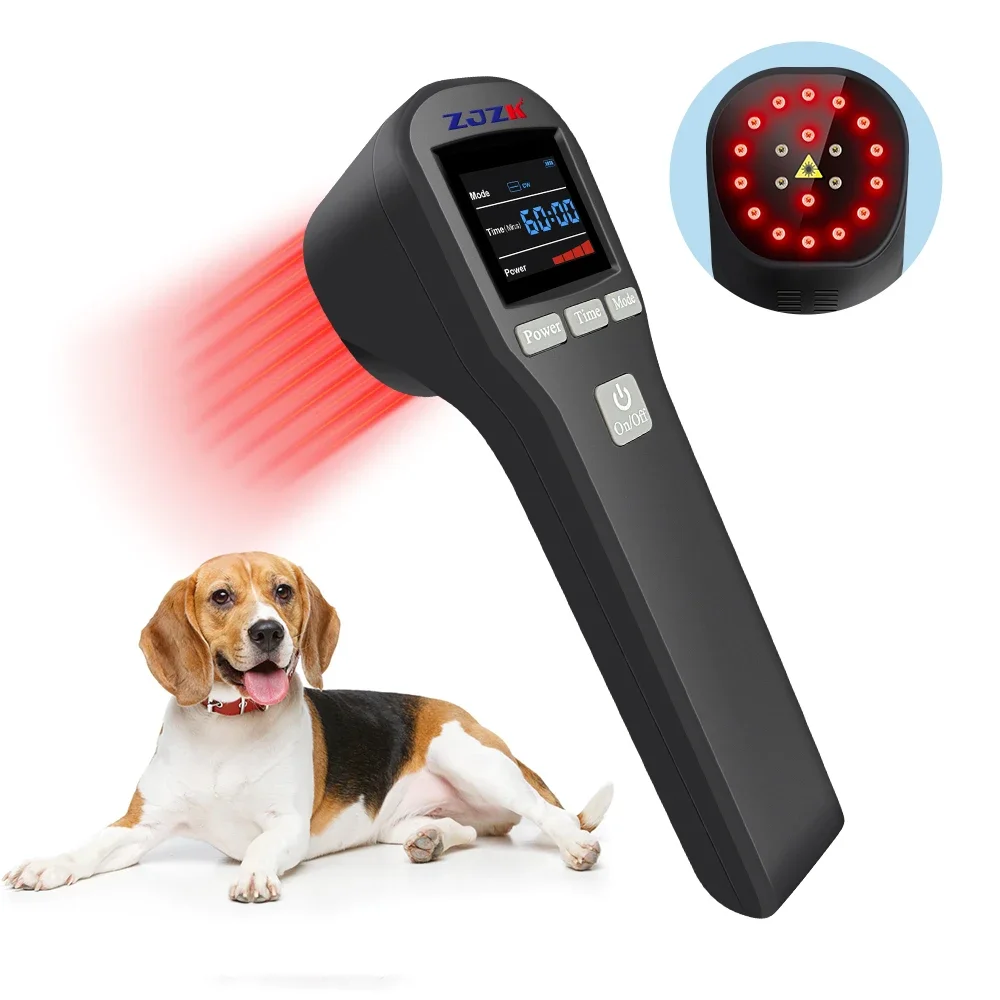 

ZJZK Handheld 808nm Low Level Laser Therapy Instrument for Arthritis Joint Neck Knee Back Sports Injuries Pain Physical Therapy