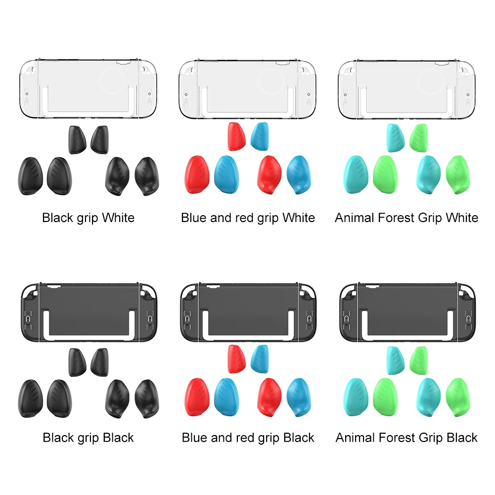 Protective Case with Replaceable Ergonomic Grip Anti-Scratch Cover Skin for Nintendo Switch2 Accessories