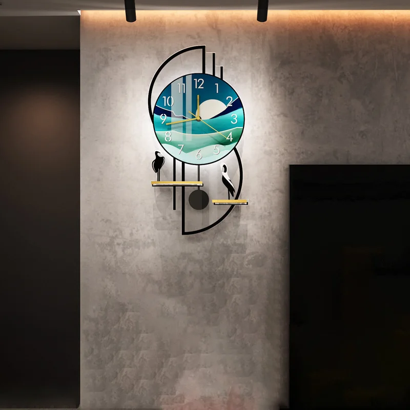 

Minimalist Wall Clock Electronic Modern Kitchen Luxury Wall Clock Living Room Decoracion Salon Casa Living Room Furniture