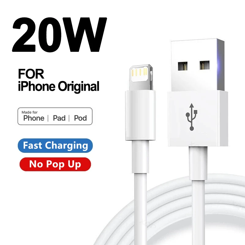 USB-кабель для зарядки iPhone, быстрая зарядка, передача данных ...
