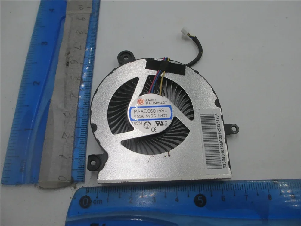 para Msi Gf63 Gf65 Gf65 Fina 10sd 10sdr 10se 10ser 9sd 9se 9sex 9sexr Ventilador de Refrigeração Pabd08008sh-n413 Paad06015sl N433 Novo - Imagem 3