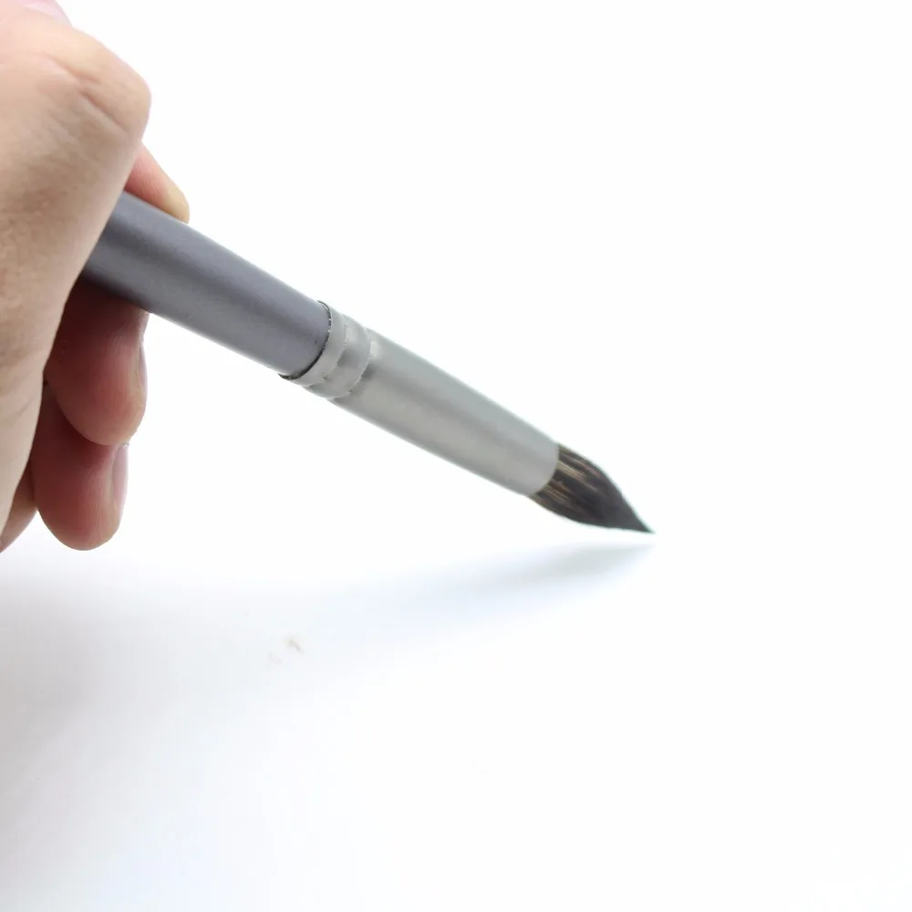 6개 전문가용 다람쥐털 둥근 뾰족한 아티스트 페인트 브러쉬 펜 수채화 유화 미술 용품 아크릴 아트 브러쉬 세트