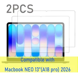 Premium 2 - Pack 13 - Inch Tempered Glass Screen Protectors - 9H Anti - Scratch Protective Film (2PCS)