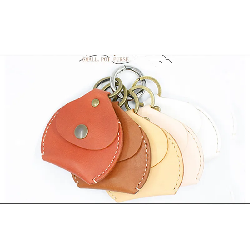 DIY Leather Card Bag Coin Purse Sewing Pattern Acrylic Stencil Template