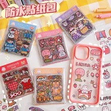 

Cartoon Scrapbooking Decor Stickers Aesthetic Kawaii Stickers for Diary Korean 20 Pcs School Supplies Stationery for School
