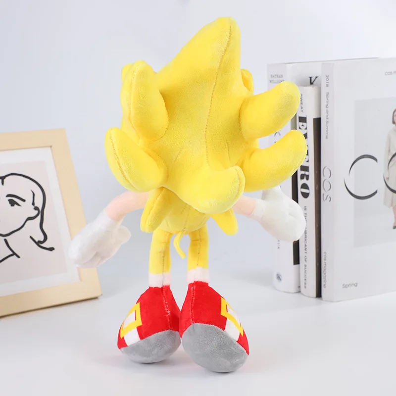 32 センチメートル新着 PP 綿ゴールデンソニックぬいぐるみ