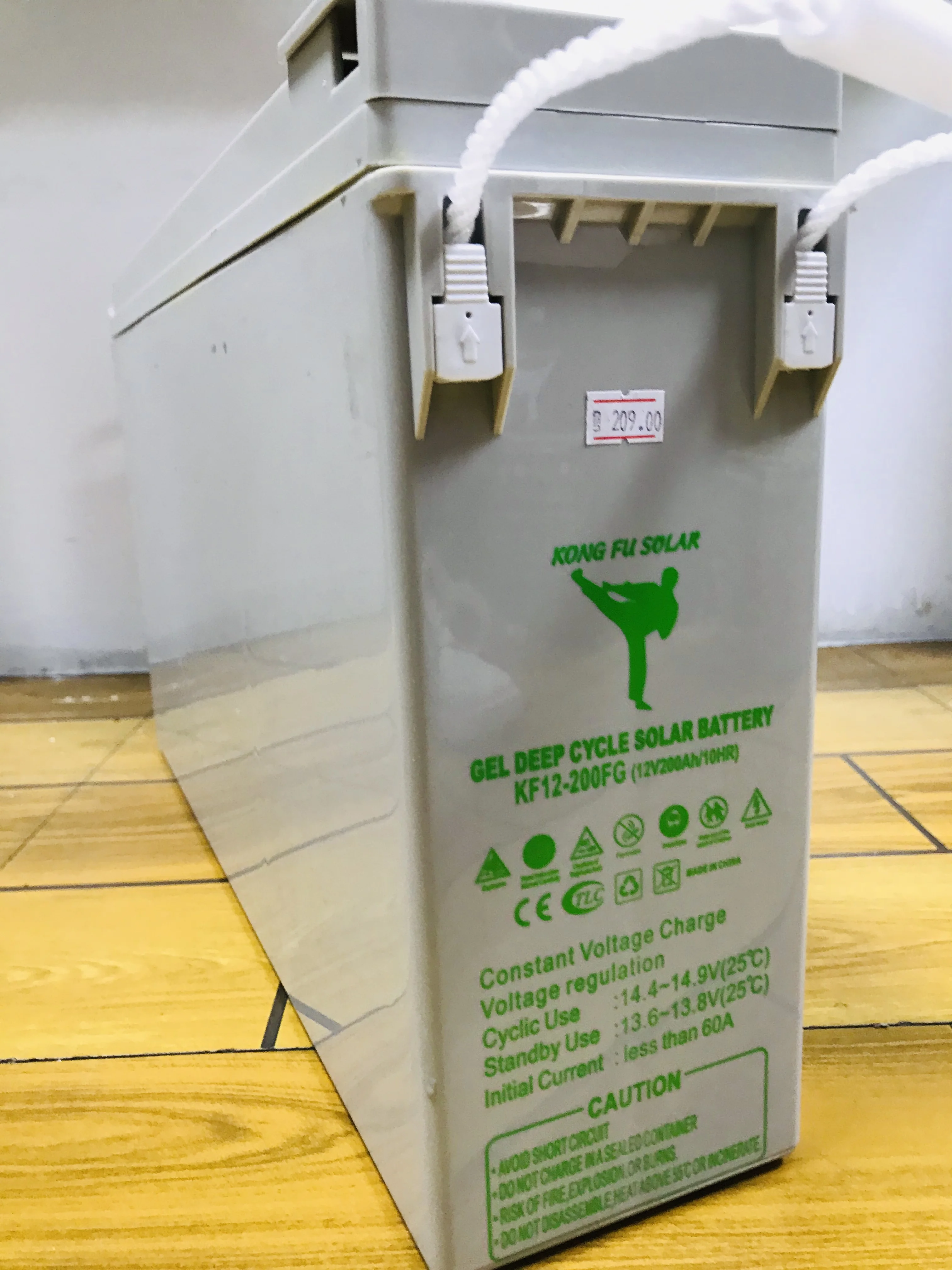 Kft12V200 Batterie Di Stoccaggio A Lunga Durata Terminale Anteriore Agm Vrla Batteria Al Piombo 12V 100Ah 150Ah 200Ah Standard Europeo