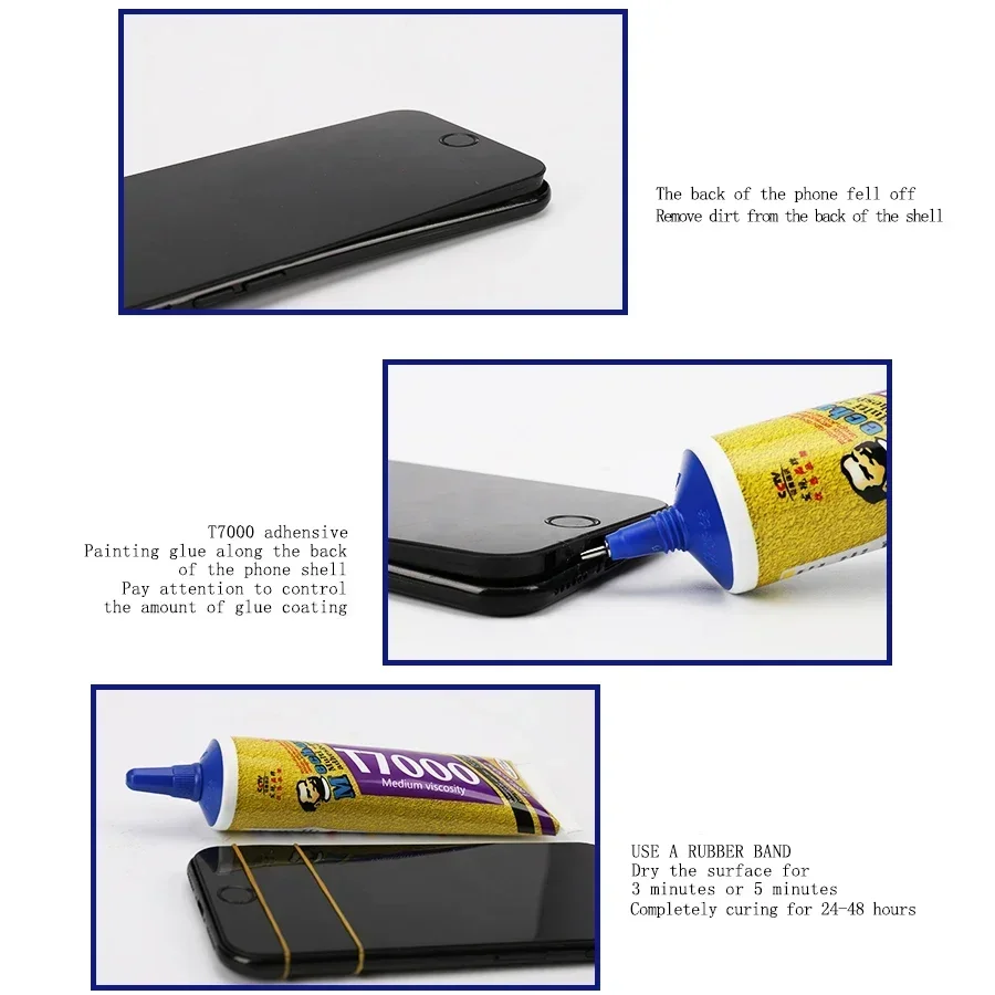 Mechanic Multi Function Super Glue Adhesive B7000 T7000 E8000 15/ 50/110ml Diy Jewelry Crafts Glass LCD Touch Screen Liquid Glue 3