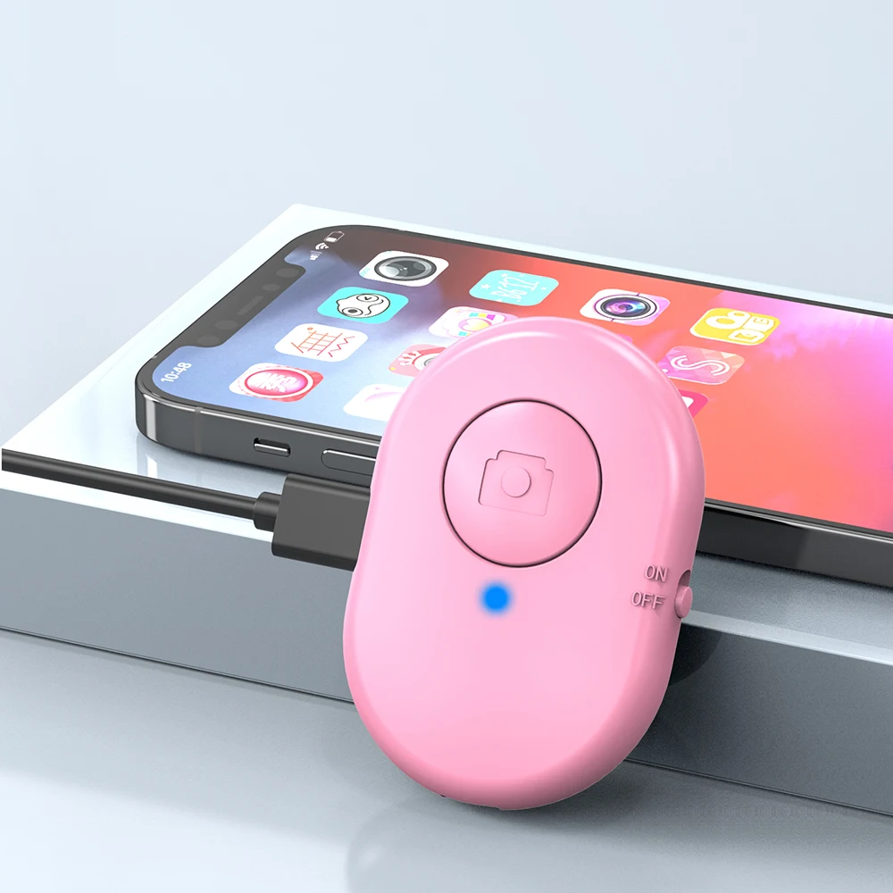 Mini Tragbare Bluetooth-kompatibel Fernbedienung Drahtlose Selfie Auslöser Steuerung Für IPhone/Android Nehmen Fotos Hände-Freies